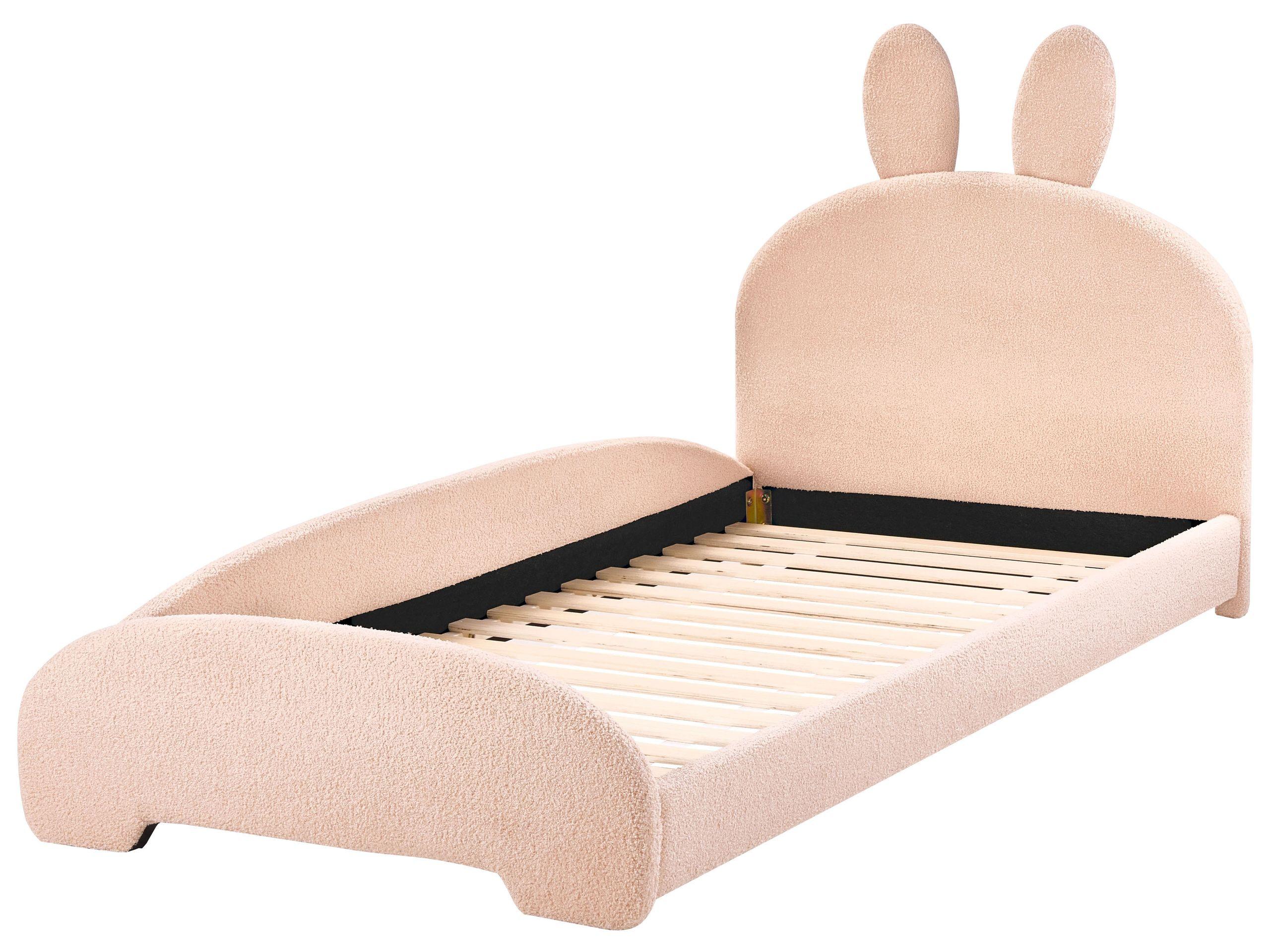 Beliani Kinderbett aus Bouclé Modern PERROS  