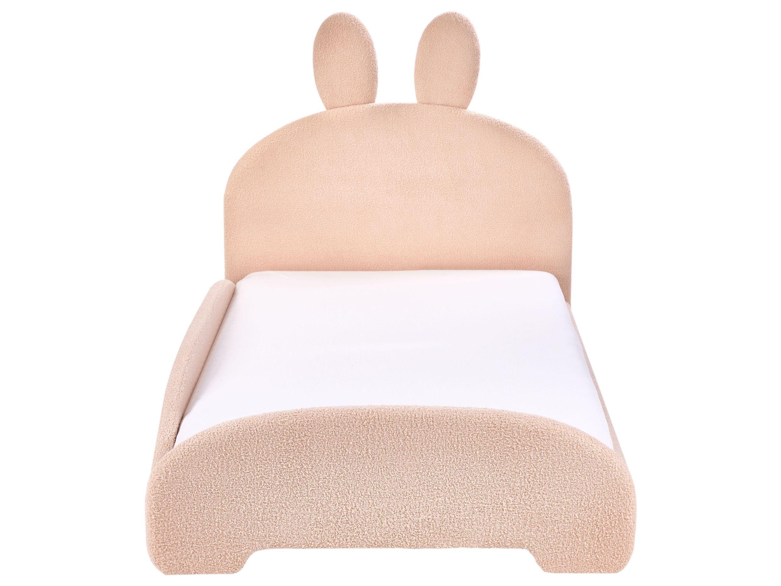 Beliani Kinderbett aus Bouclé Modern PERROS  