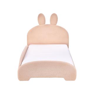 Beliani Kinderbett aus Bouclé Modern PERROS  