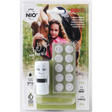 COLOP Stempel 154845 Little NIO Handmade Pferde