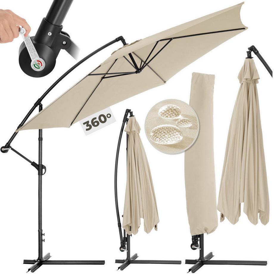 Sonnenschirm Ciccio Ø 350 cm leichtgängiger Mechanismus