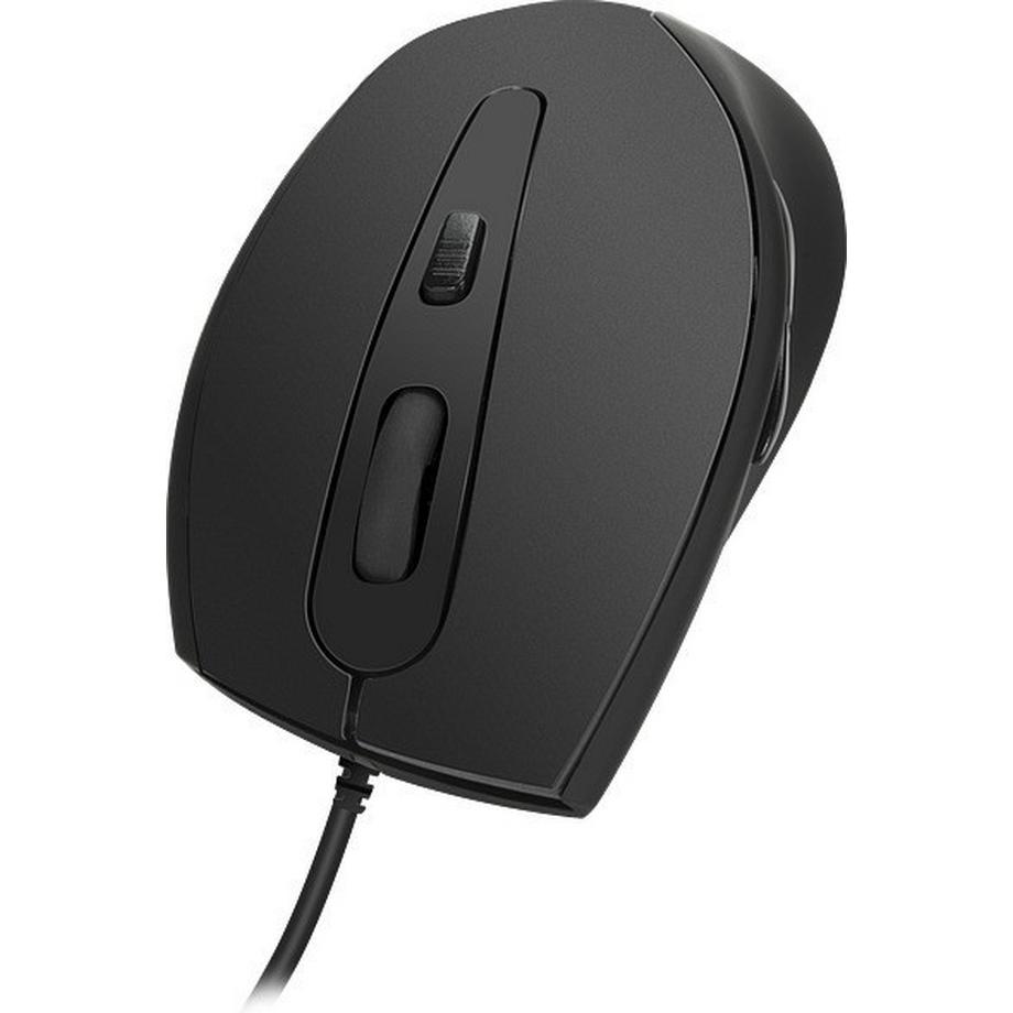 SPEEDLINK  SPEEDLINK AXON Silent Desktop Mouse USB SL610009R rubber, antibacterial black 