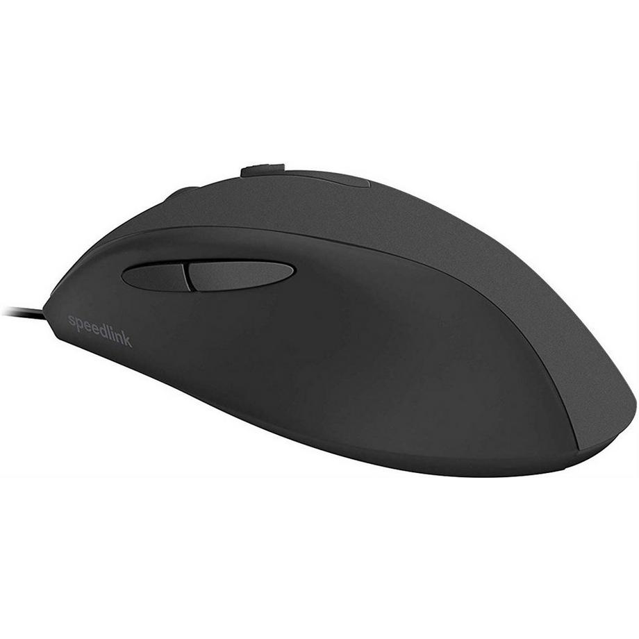 SPEEDLINK  SPEEDLINK AXON Silent Desktop Mouse USB SL610009R rubber, antibacterial black 