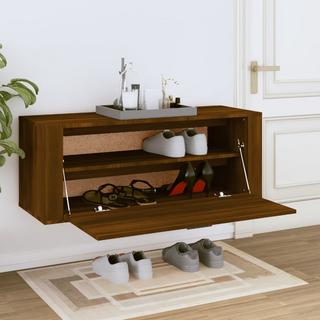 VidaXL Armoire à chaussures murale bois d'ingénierie  