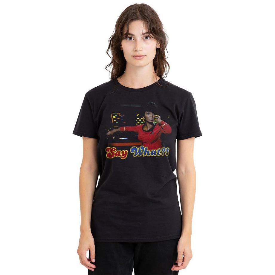 Star Trek Say What T-Shirt Manches Courtes  