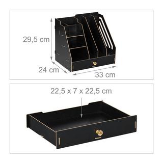 Northix Organizzatore da scrivania con scomparti  