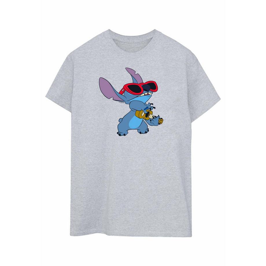 Disney Stitch Occhiali da Sole Stampa T-Shirt  