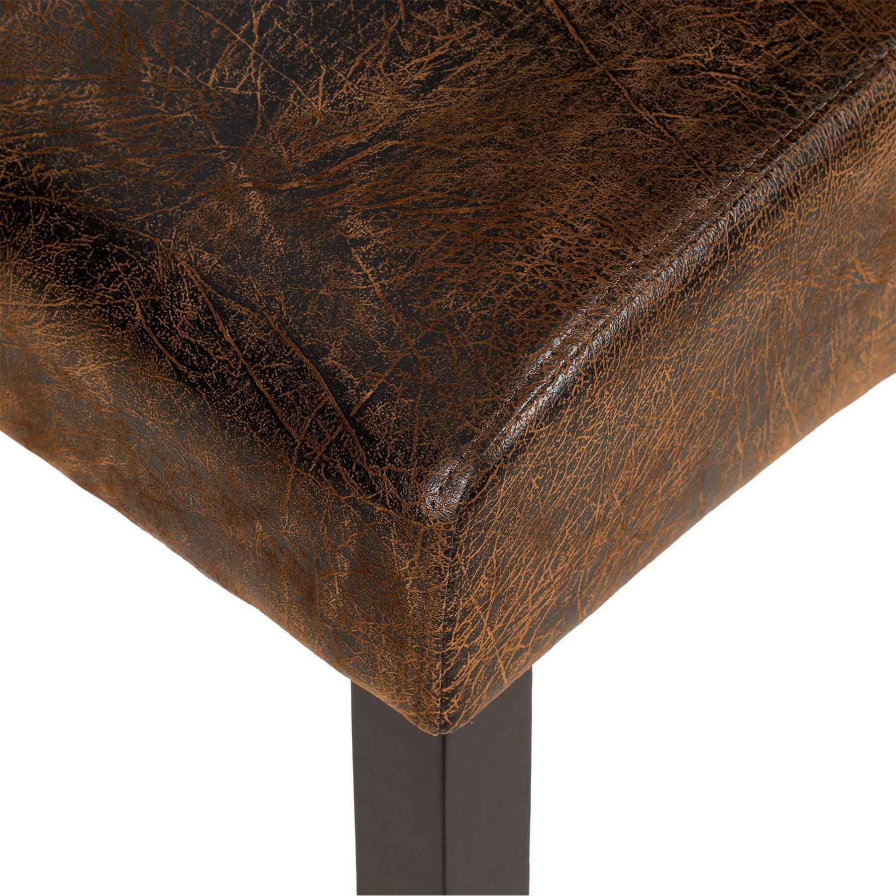 Tectake Chaise aspect cuir  