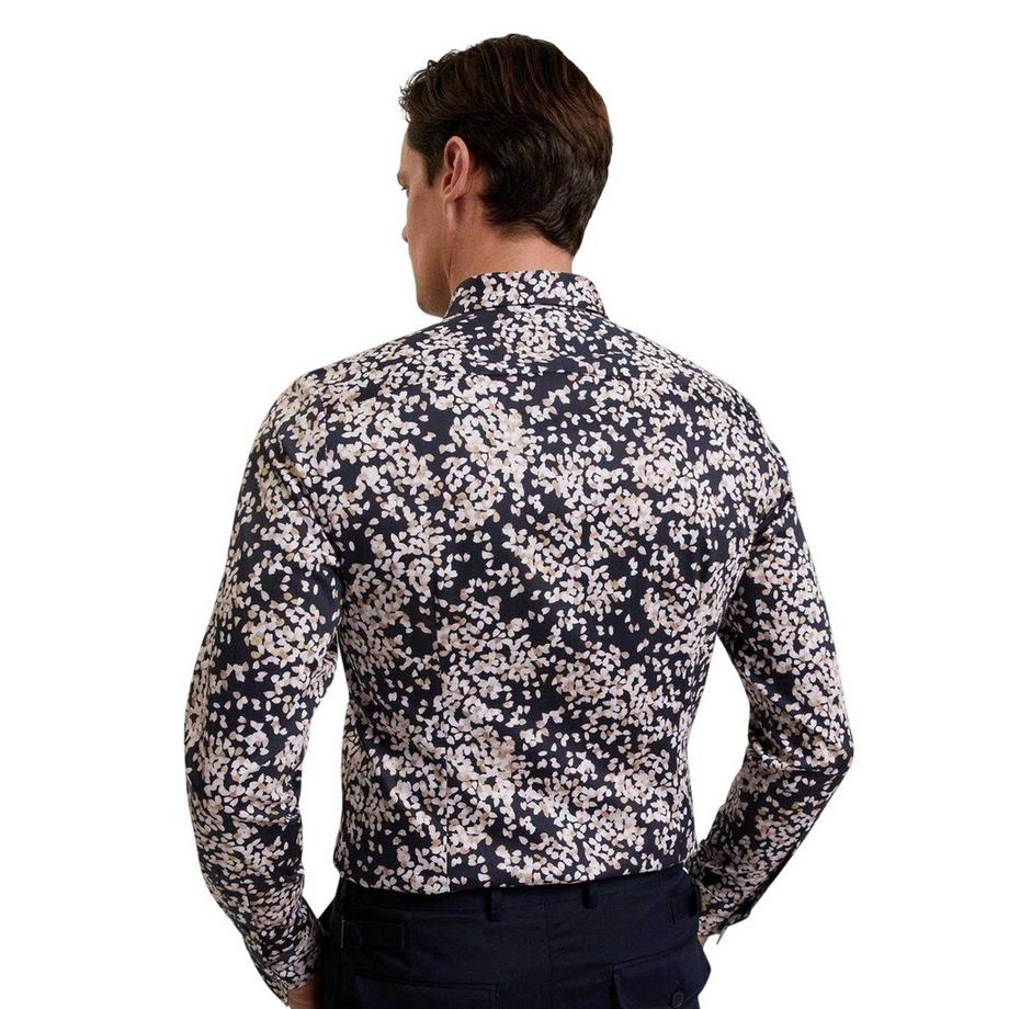 TED BAKER Camicia Manica Lunga Stampa Foglia  