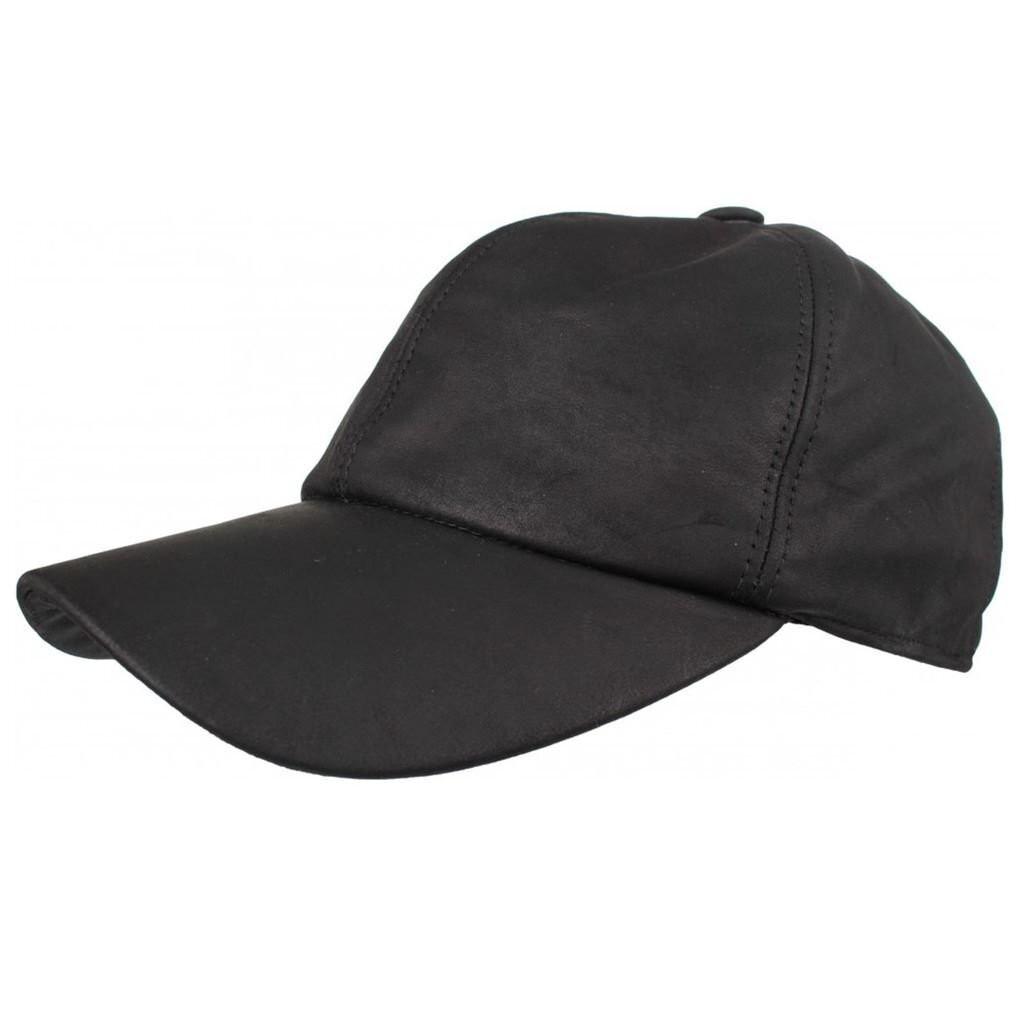 HORKA Casquette de baseball en cuir nappa  