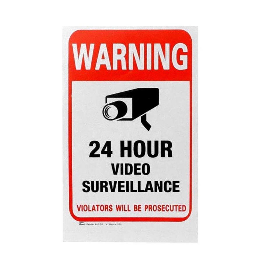 eStore 5x Aufkleber für Kameraüberwachung - Aufkleber  