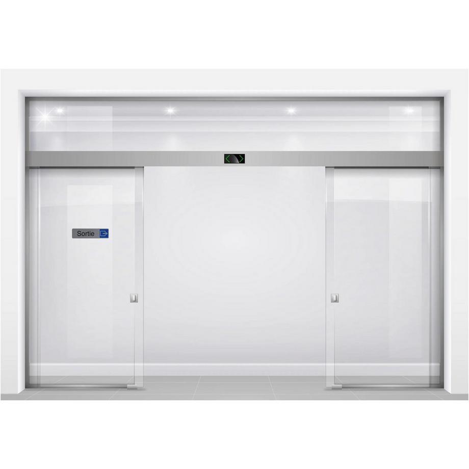 Exacompta Selbstklebendes Türschild Ausgang FR  