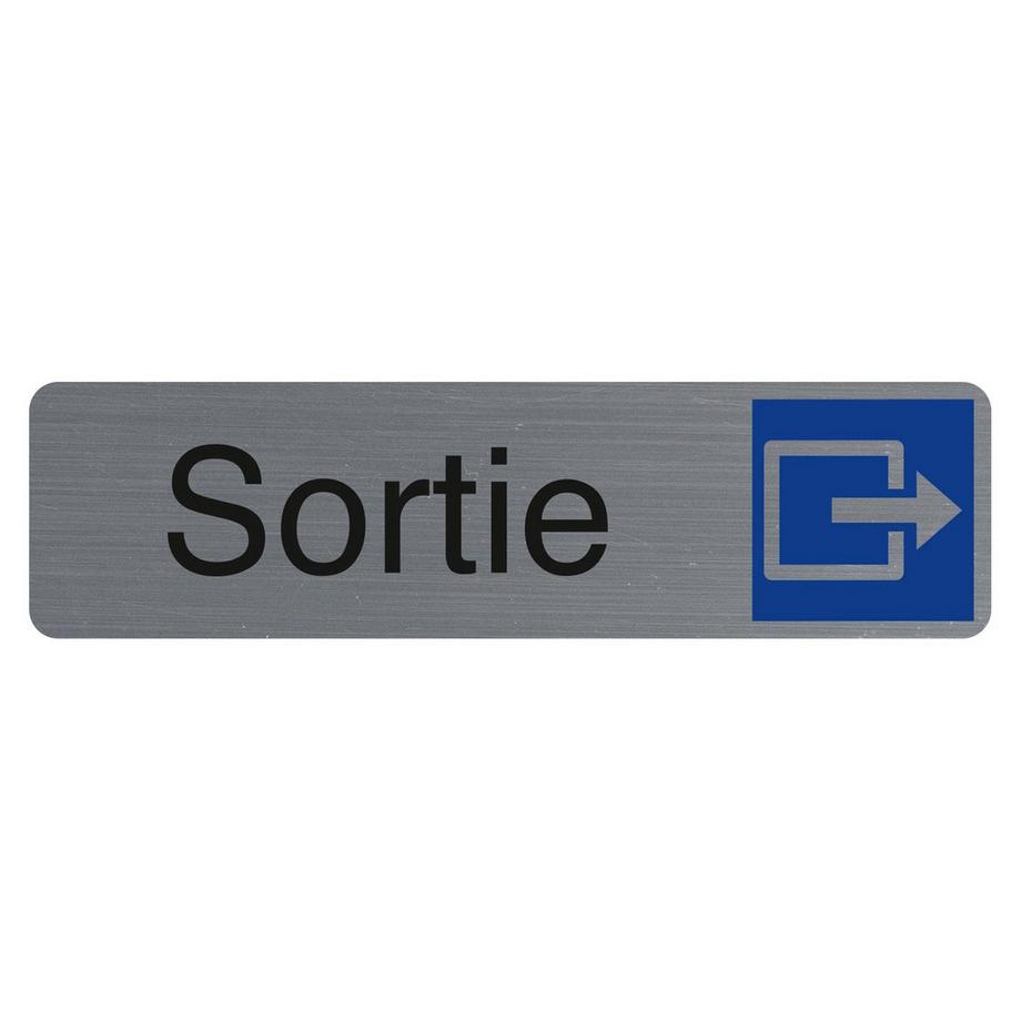 Selbstklebendes Türschild Ausgang FR