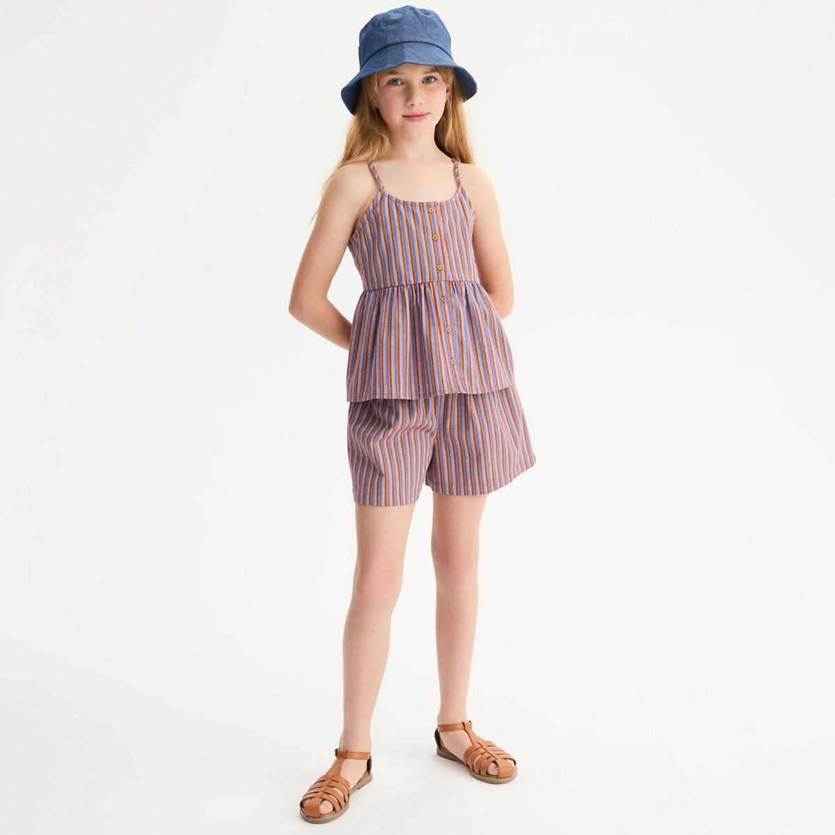 La Redoute Collections  Zweiteiliges gestreiftes Set aus Trägertop und Shorts 
