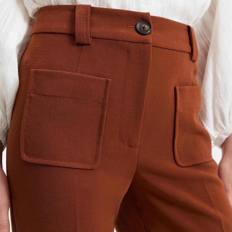 La Redoute Collections Pantaloni a zampa Signature  