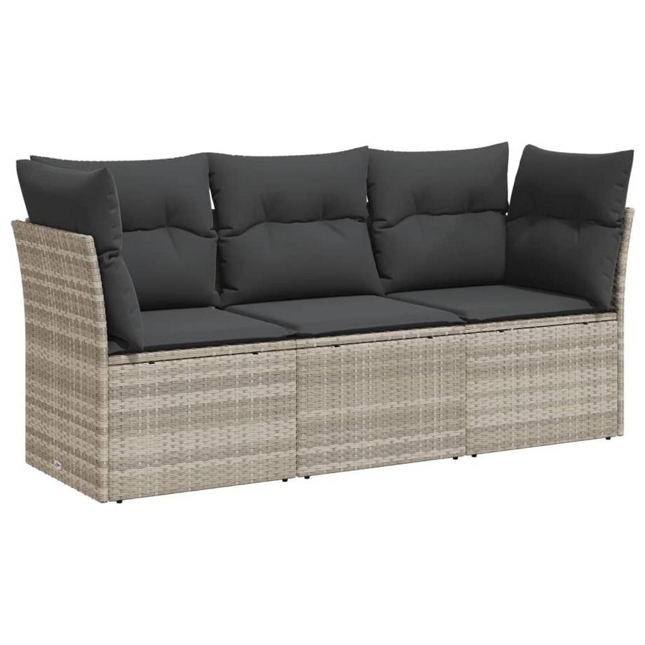 set divano da giardino Polirattan