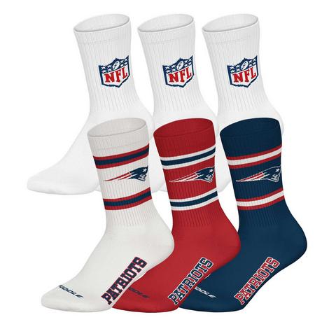 NFL Pack de 6 Chaussettes Crew Stretch  