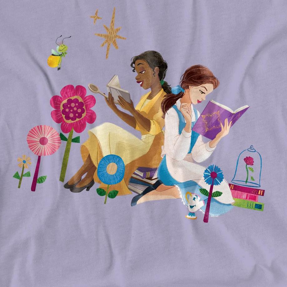 Disney PRINCESS T-Shirt Love To Read  
