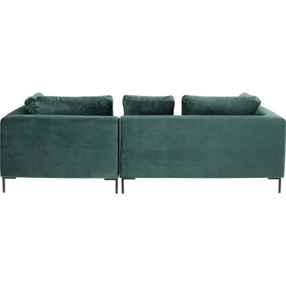 KARE Design Ecksofa Gianni Small Velvet Grün Rechts  