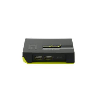 LevelOne  KVM-0222 switch per keyboard-video-mouse (kvm) Nero, Verde 