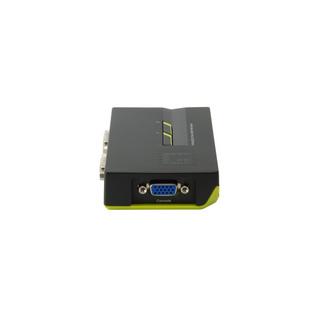 LevelOne  KVM-0222 switch per keyboard-video-mouse (kvm) Nero, Verde 