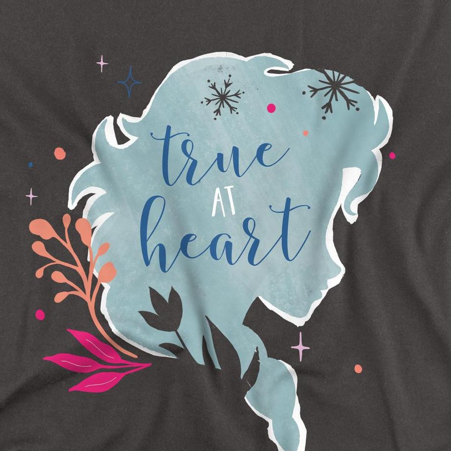FROZEN True At Heart Bedrucktes Langarm T-Shirt  