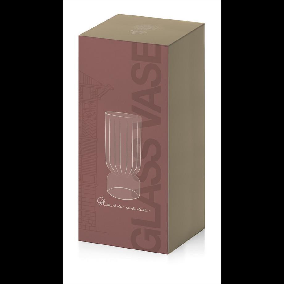 Pozzi Milano Glasvase Klar Kaffee  