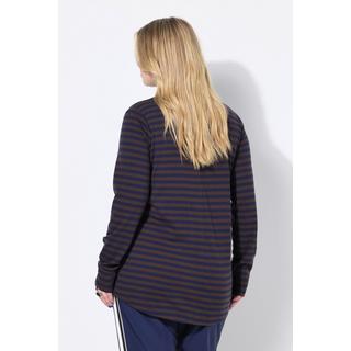 Studio Untold Ringelshirt Wide Shape Rippjersey Langarm  