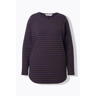 Studio Untold Ringelshirt Wide Shape Rippjersey Langarm  