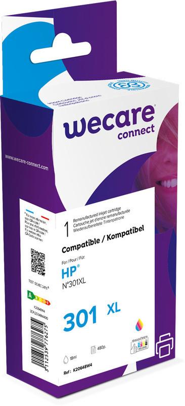 wecare  WECARE Tinte 301XL rebuilt color CH564EEWE zu HP DeskJet 2050 18ml 