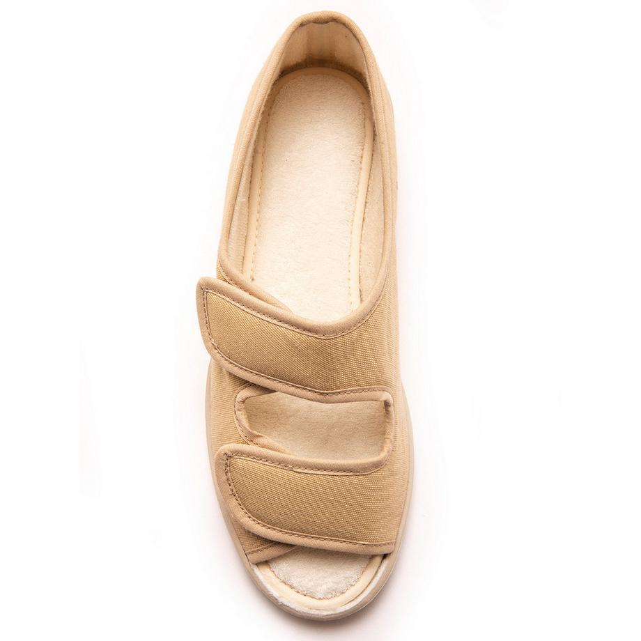 Pédiconfort Offene Zehen Sandalen mit Klettverschluss  