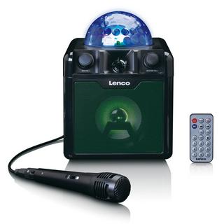 Lenco  Lenco BTC-055BK haut-parleur 1-voie Noir Avec fil &sans fil 8 W 