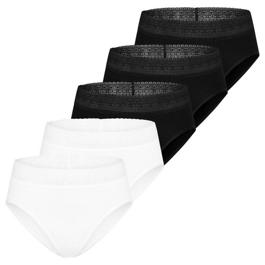 Modal Lace lot de 5  - culottes taille haute