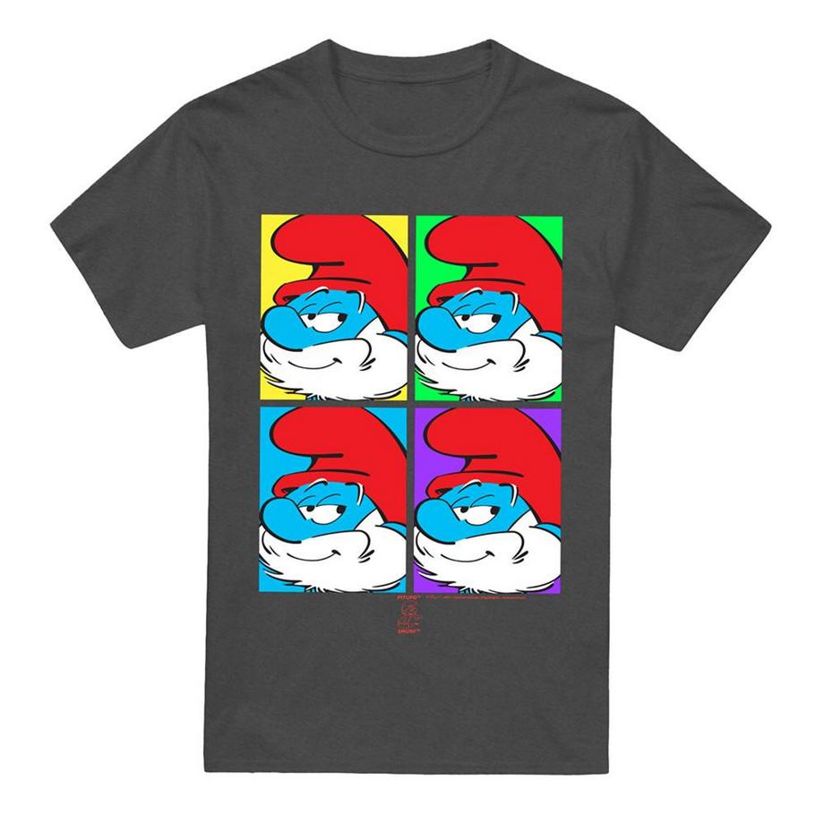 T-ShirtMotif Grand Schtroumpf Motiftyle Carrés