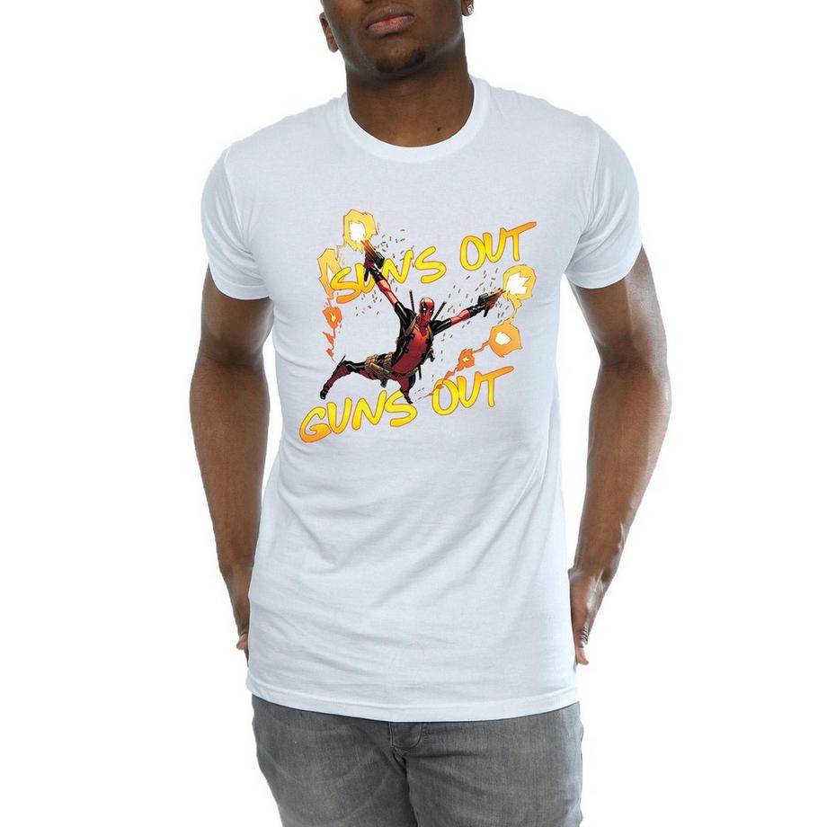 MARVEL Deadpool Sun's Out Guns Out T-Shirt  