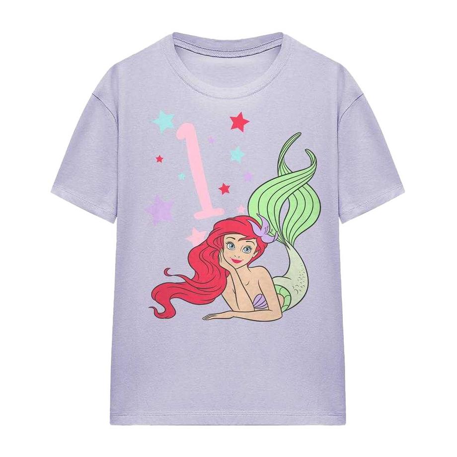 T-Shirt1er Anniversaire Motif Ariel