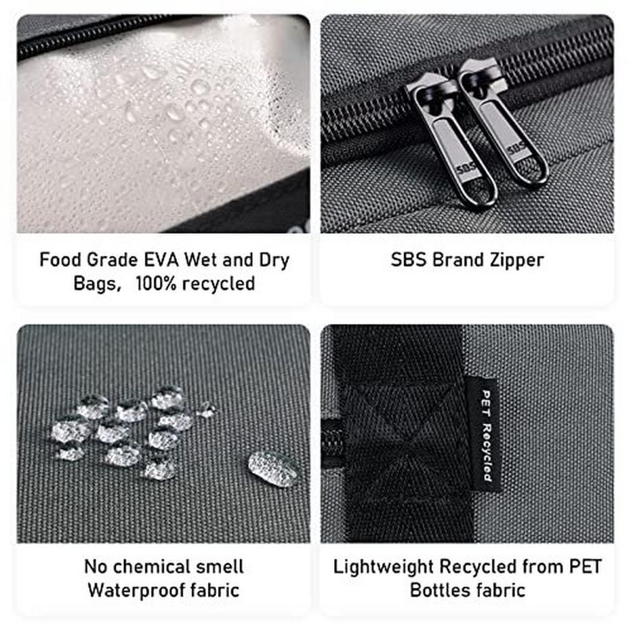 Only-bags.store Handgepäck 40 x 20 x 25 cm Ryanair Unter-Sitz Reisetasche PET Recycled  