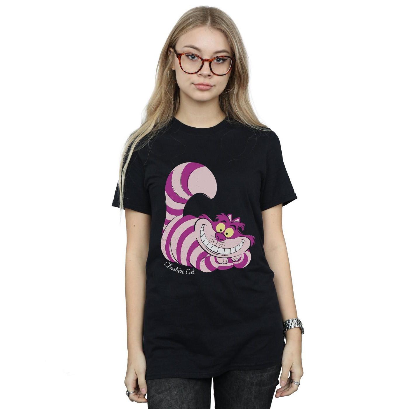 Alice in Wonderland Cheshire Cat bedrucktes T-Shirt  
