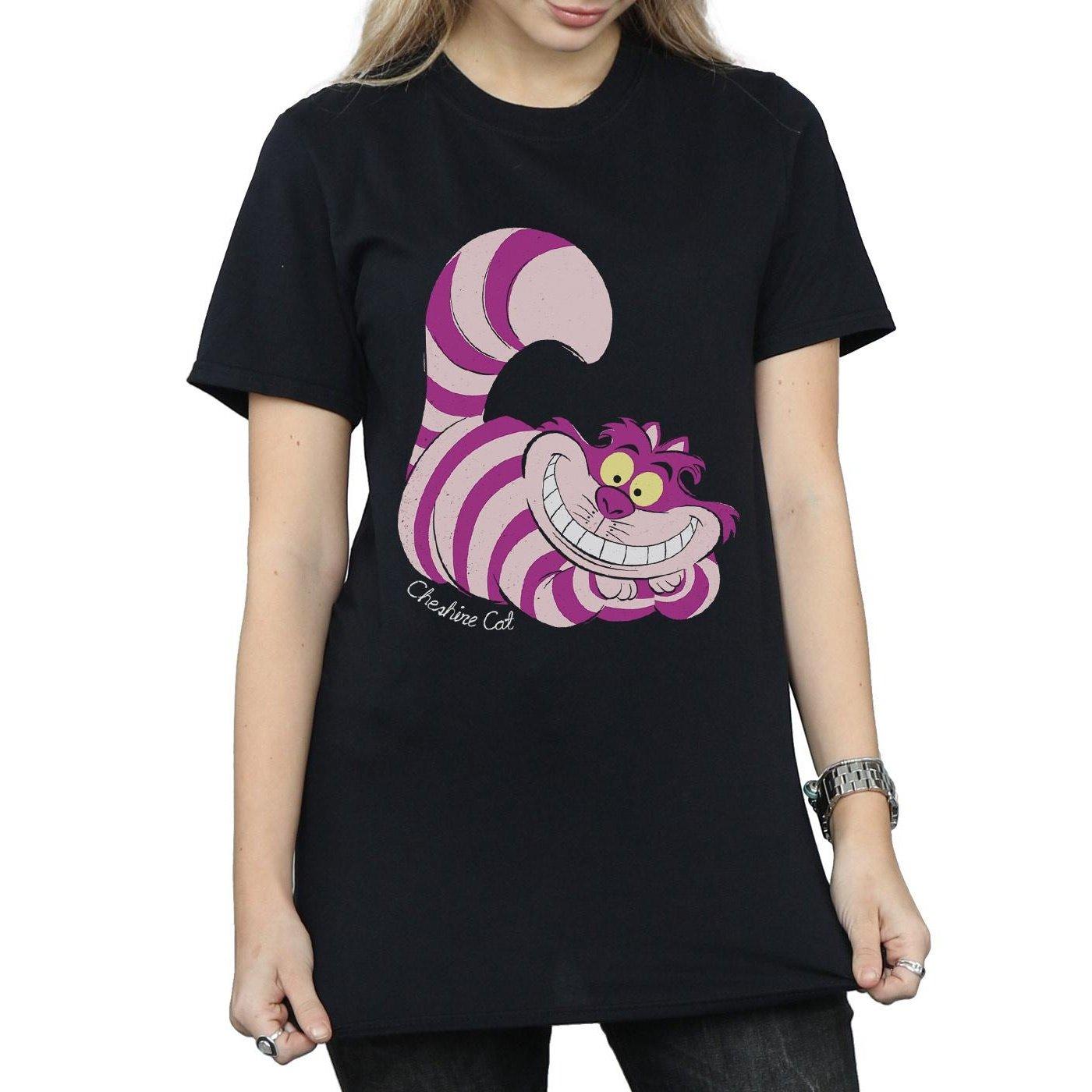 Alice in Wonderland Cheshire Cat bedrucktes T-Shirt  