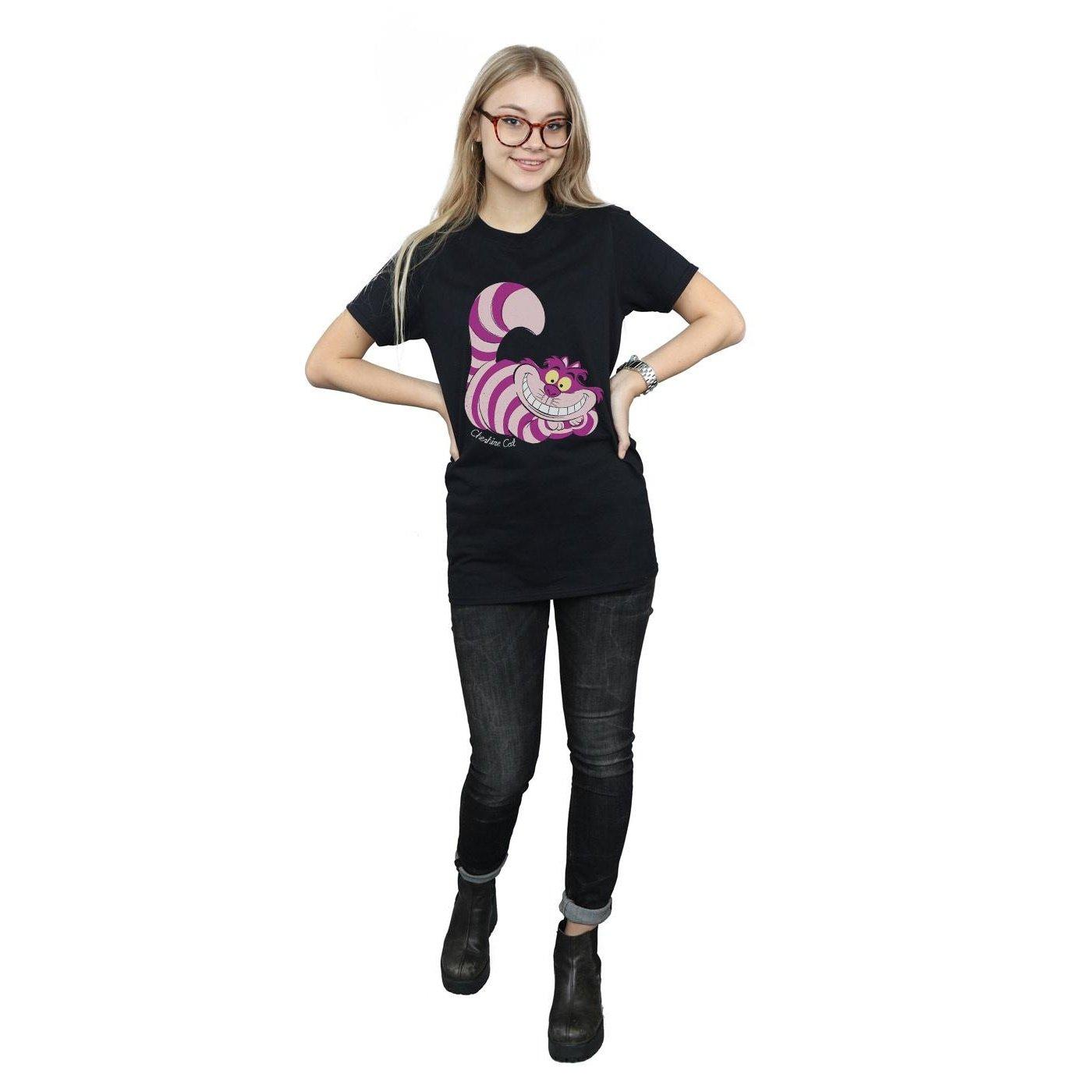 Alice in Wonderland Cheshire Cat bedrucktes T-Shirt  