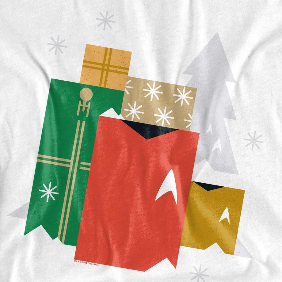 Star Trek  T-Shirt  Weihnachtliches Design 