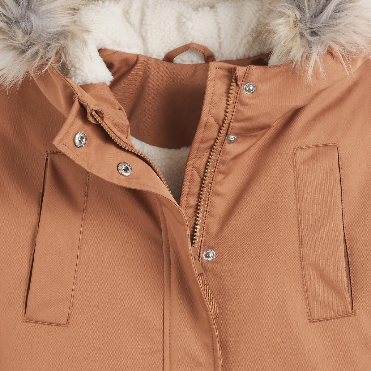 La Redoute Collections  Kapuzenjacke mit Teddyfleece-Futter 