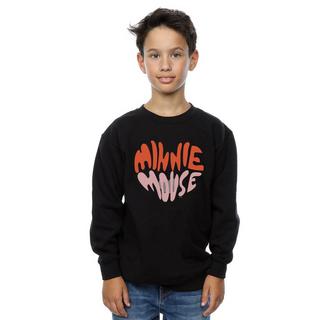 Disney  Minnie Mouse Heart Shaped Sweatshirt 