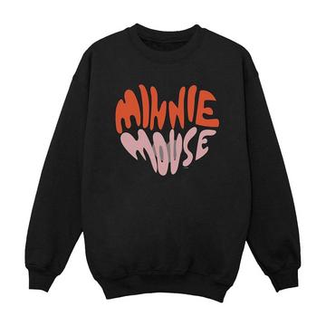 Minnie Mouse Heart Shaped Sweatshirt