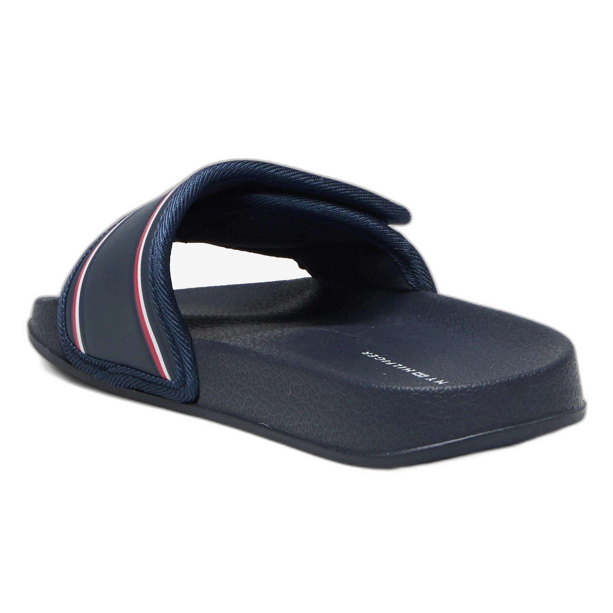 TOMMY HILFIGER  slides für kinder blue 