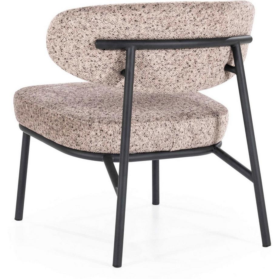 mutoni Fauteuil Jari taupe  