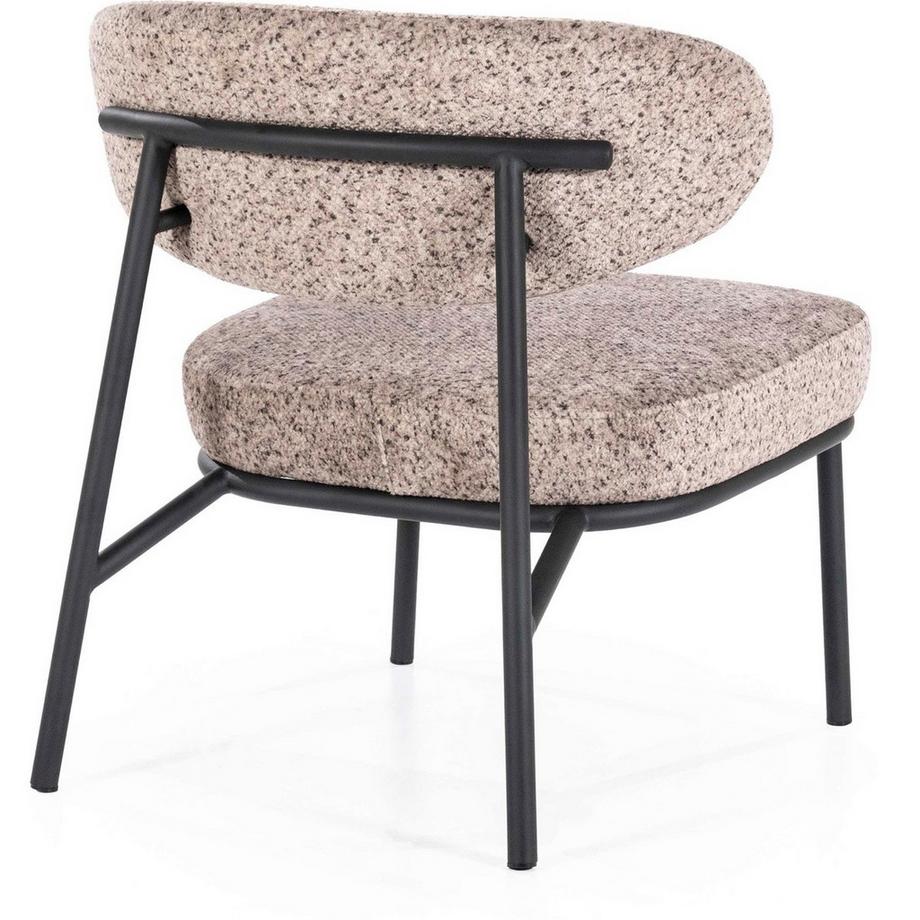 mutoni Fauteuil Jari taupe  