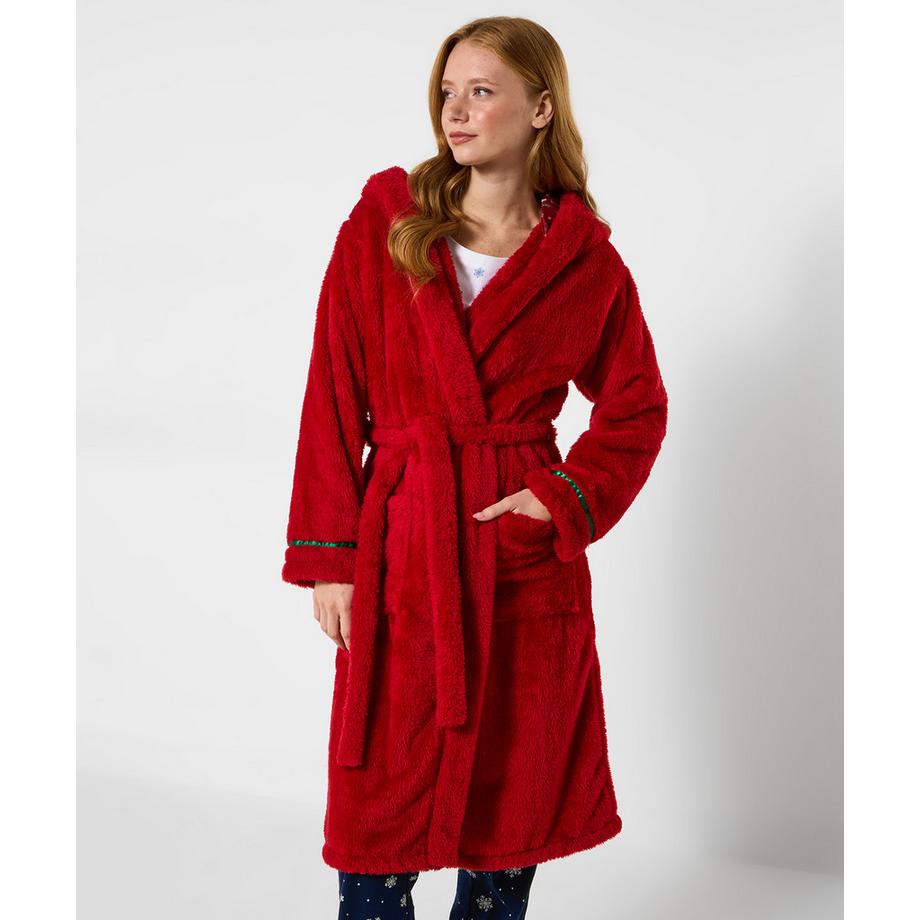 Joe Browns Festlicher weicher Fleece Morgenmantel  