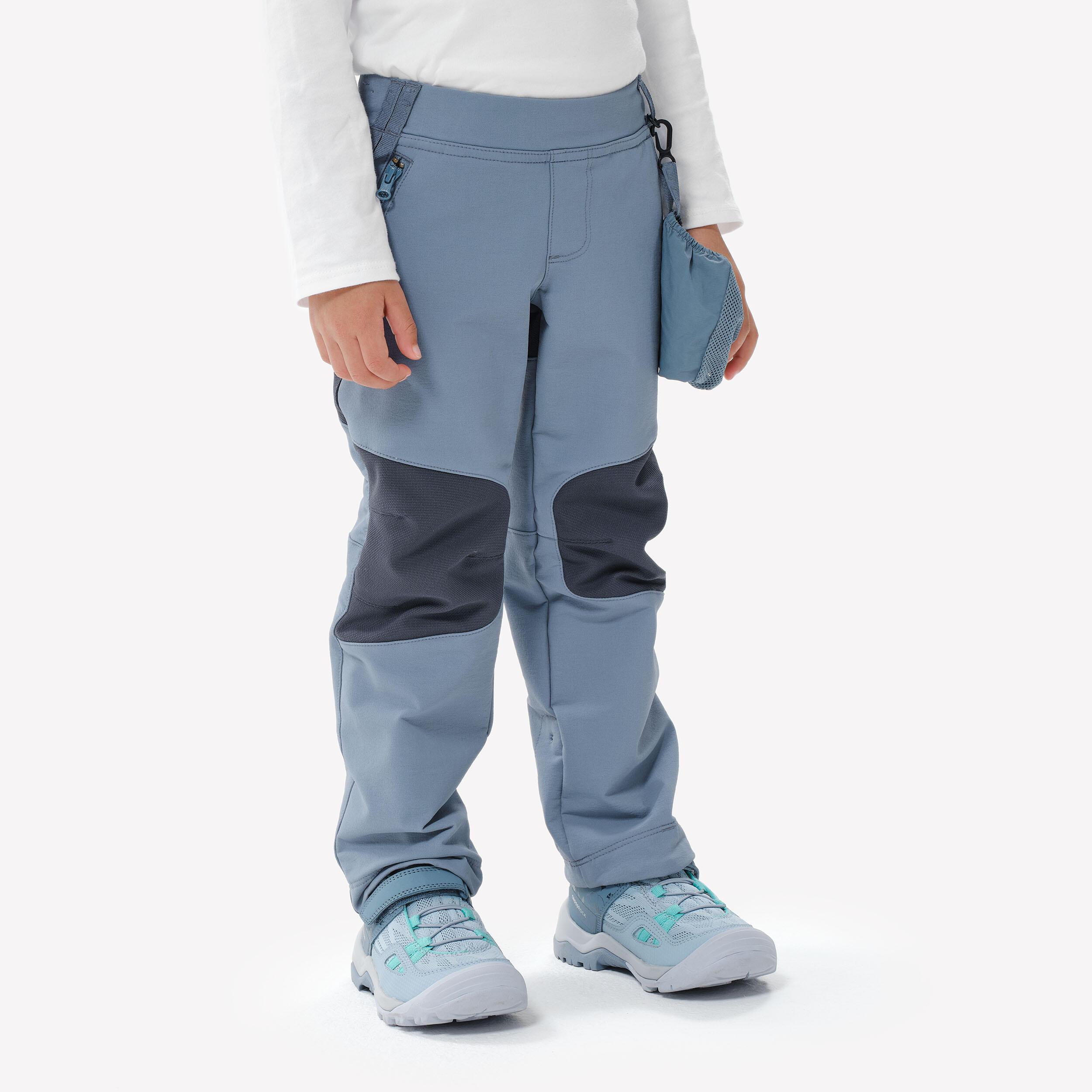 QUECHUA  Pantaloni softshell bambino trekking 