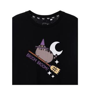 PUSHEEN  Broom Broom TShirt  Halloween 